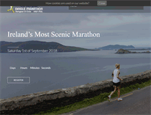 Tablet Screenshot of dinglemarathon.ie
